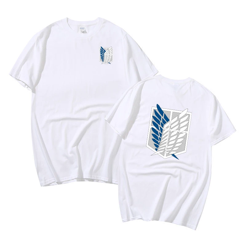 

Attack on Titan t shirt Men anime plus size tees summer tops Women short sleeve tshirt cartoon streetwear t-shirt Teens clothes