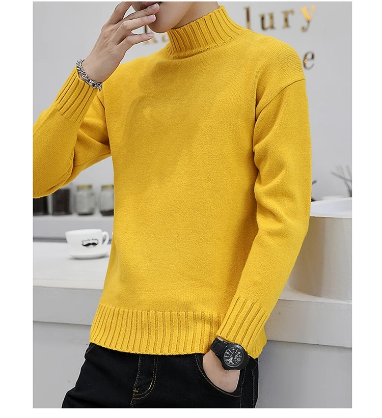 

Fa5502A 2019 new autumn winter men fashion casual warm nice Sweater warm Knitted Pullovers