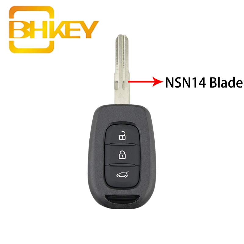 

BHKEY For Renault Key Shell 3 Button Remote Key Shell For Renault Symbol Trafic For Dacia Sandero Logan Duster 2013-2018