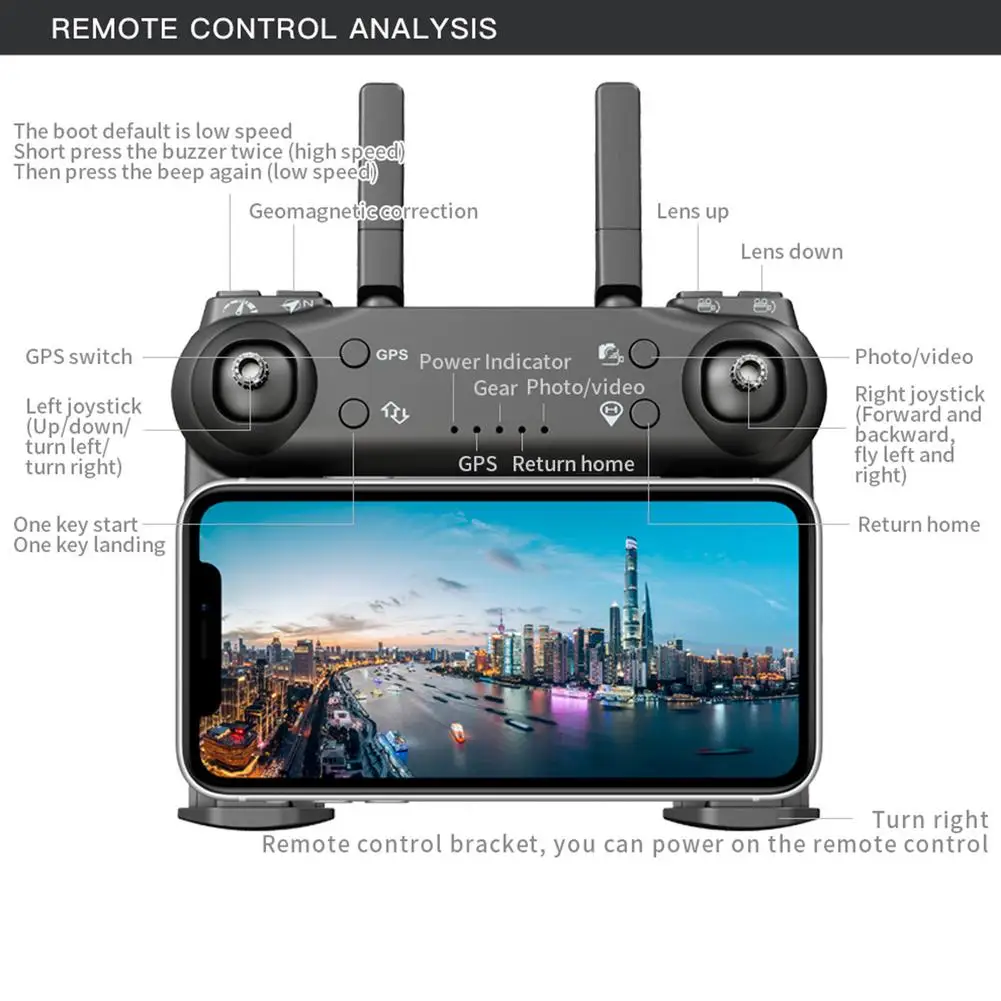 

L108 Brushless Folding Drone 5G Professional Self-stabilization Ultra-clear 4K Aerial Quadcopter GPS Remote Control Aircraft