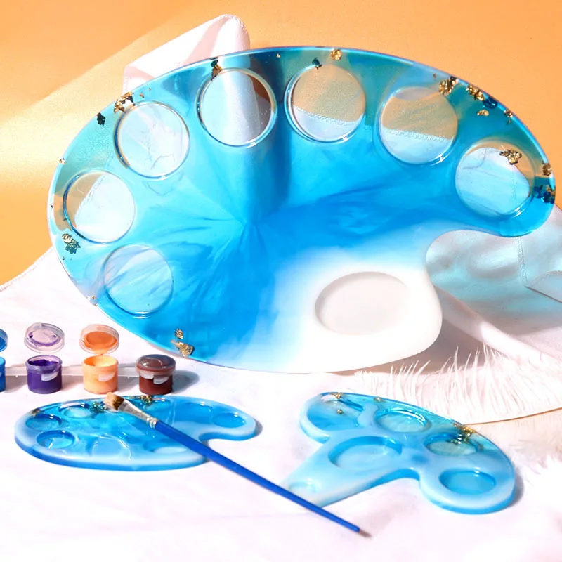 Прозрачная эпоксидная смола сделай сам палитра цветов силиконовая форма Новое