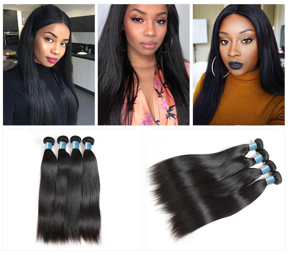 Ali queen hair 4 шт./партия Прямые Натуральные кудрявые пучки волос натуральный цвет 8~ 26 дюймов M/7A перуанские девственные волосы для наращивания