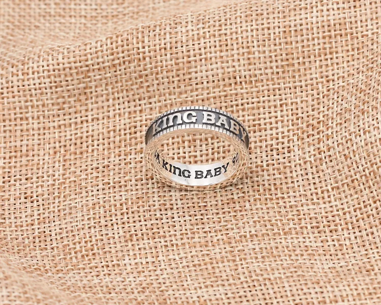 Кольцо из стерлингового серебра S925 пробы индивидуальное модное ювелирное