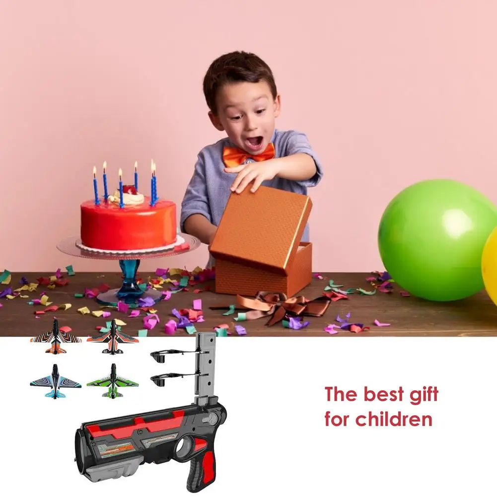 

New Airplane Launcher Bubble Catapult Plane Toy Airplane Toys For Kids Plane Catapult Gun Shooting Game Toys Outdoor Sport Toys