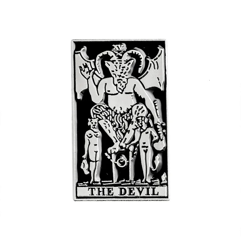 Fine Punk Dark Skeleton on finger Brooches Moon Scorpion Brooch Pins Enamel Pin Lapel Badges Women Men Accessories | Дом и сад