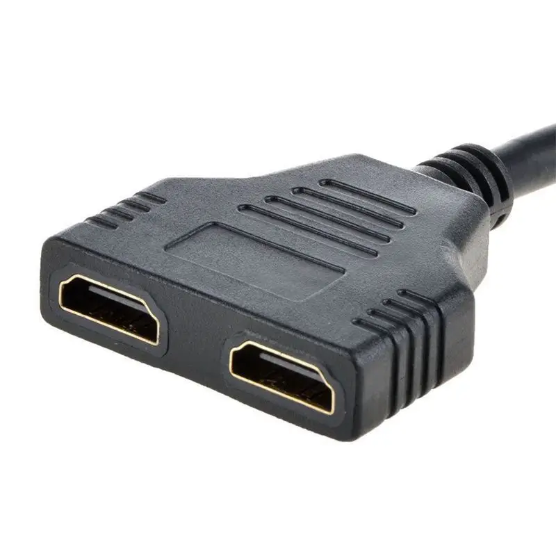 1080P HDMI порт папа-2 мама 1 в 2 Out сплиттер кабель адаптер конвертер | Компьютеры и офис