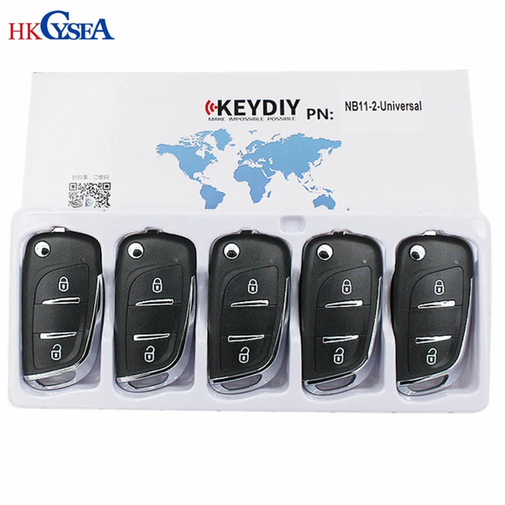 KEYDIY 5 шт./лот, NB11-2/B11-2 KD900/KD-X2/KDMINI ключ программист серии B NB пульт дистанционного управления DS стиль ключа автомобиля