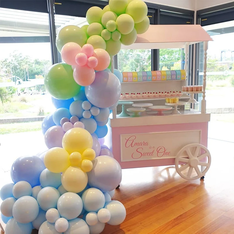 

Baby Shower First 1st Birthday Party Decorations Transparent Name Box Letter Balloons Balloon Arch Kit Table Arch Ballon Stand