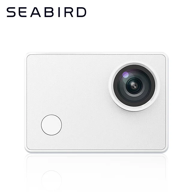 white Xiaomi Mi Seabird 4K Экшн-камера 4 k/30FPS Hisilicon Hi3559 wifi Подводная Водонепроницаемая спортивная видеокамера - Цвет: white