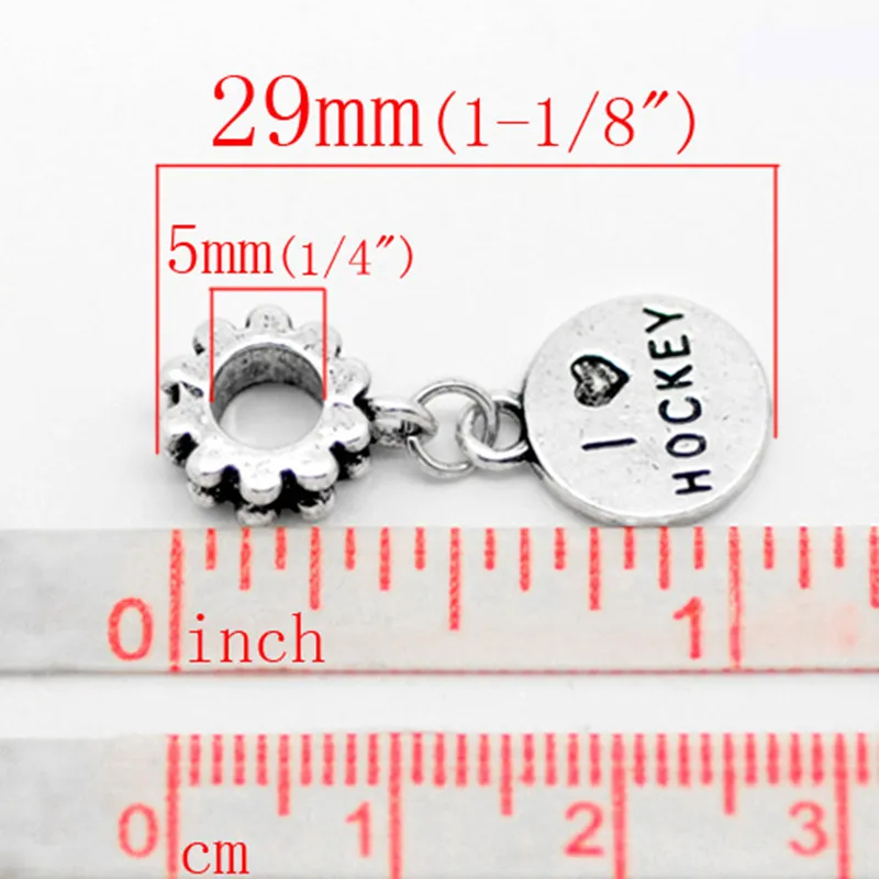 Цинковый сплав европейский стиль очаровательные бусины с большим отверстием