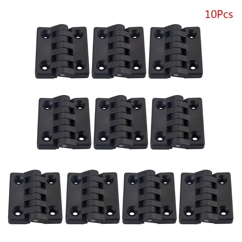 

10PCS Nylon Plastic Butt Hinge Drawer Jewellery Case Hinges for Wooden Box Cabinet Furniture Hardware