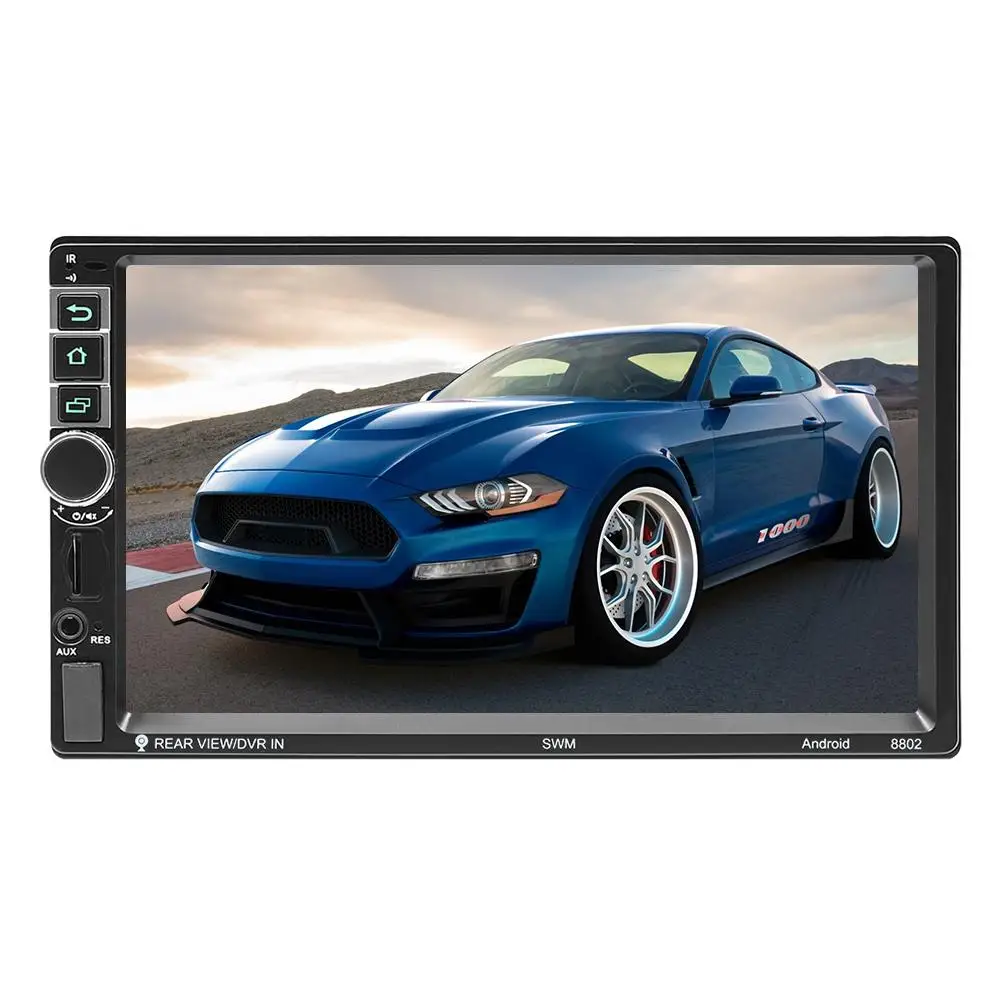 

8802 7 inch Screen Car Stereo Android 8.1 GPS Nav WiFi USB Radio Reversing Image Bidirectional Heat Dissipation
