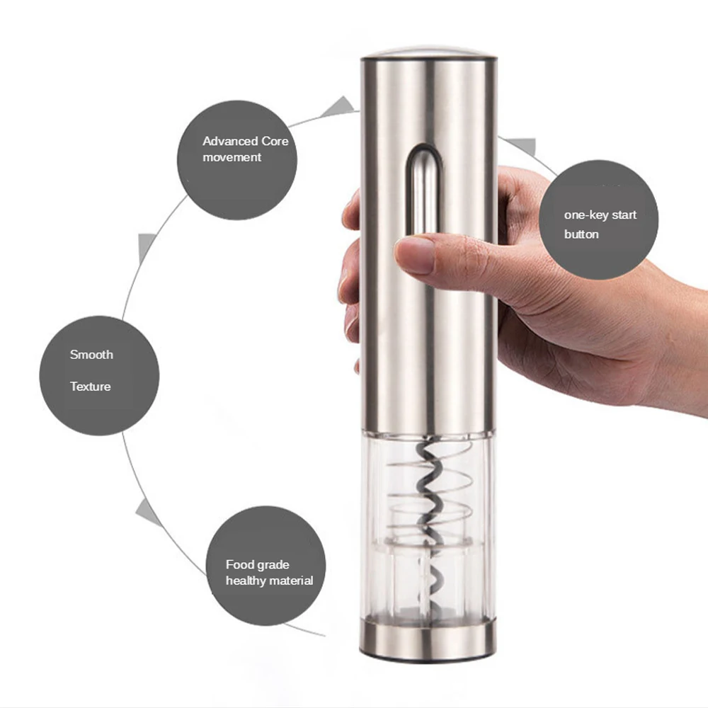 

Automatic Wine Opener for Red Wine Foil Cutter Electric Red Wine Openers Jar Opener Kitchen Accessories Gadgets Bottle Opener