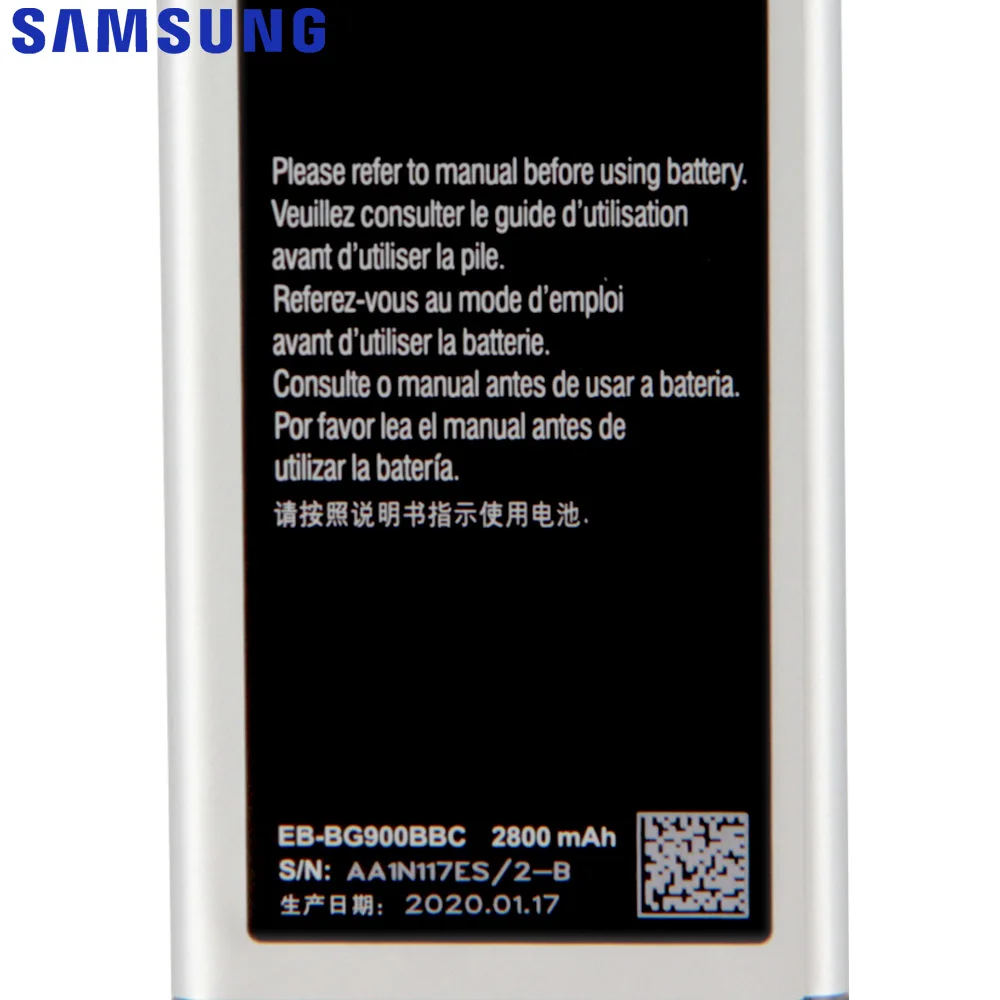 Оригинальная Аккумуляторная батарея для SAMSUNG GALAXY S5 9006V 9006W 9008W G900F G900S функция NFC|6v