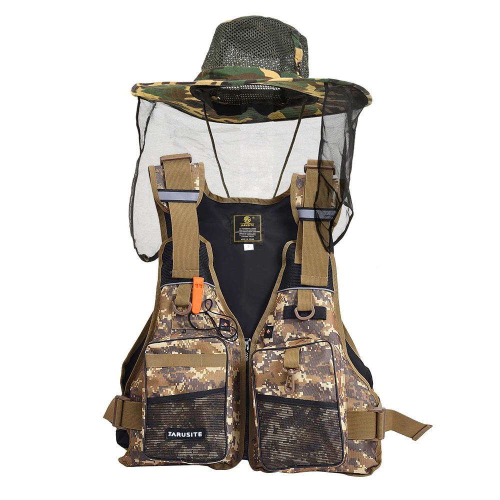 Мужской жилет для рыбалки на открытом воздухе взрослых каякинга катания лодке