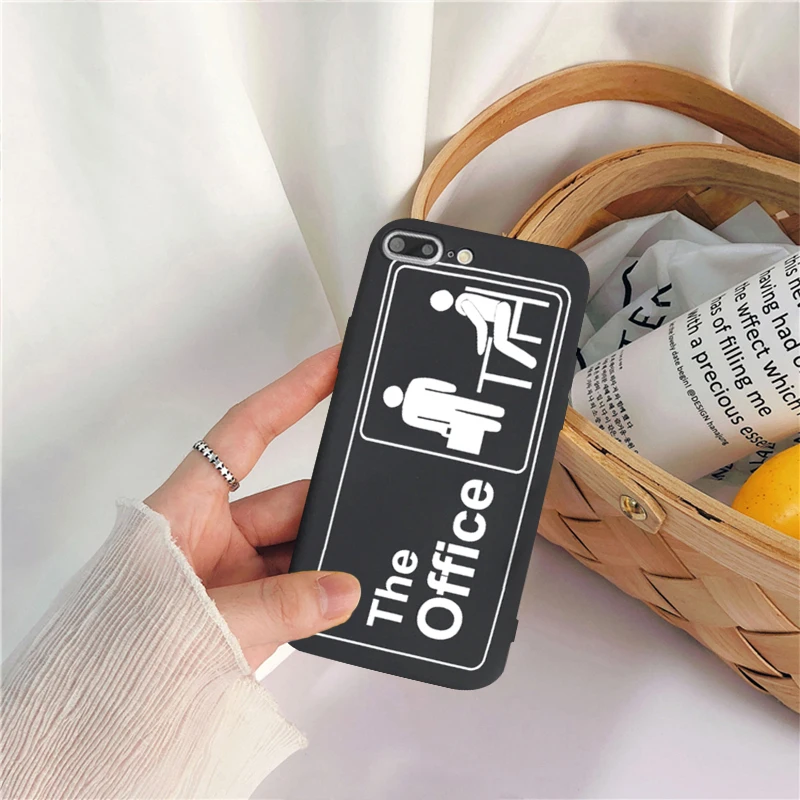 tv series the office soft silicone candy color cover cell phone case for iphone 12 x 11 pro xr xs max 6 7 8 plus 13 soft cover free global shipping