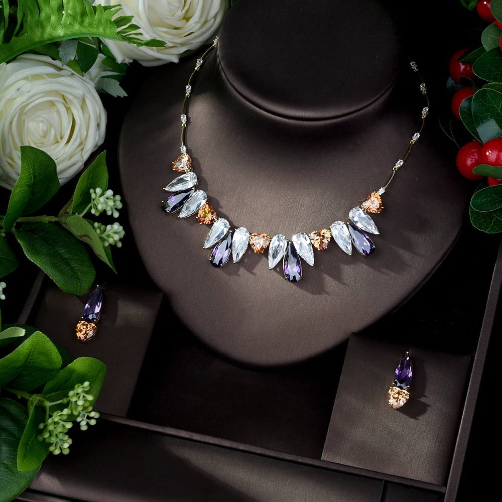 HIBRIDE новые богемные украшения геометрический дизайн 2 шт. наборы для женщин