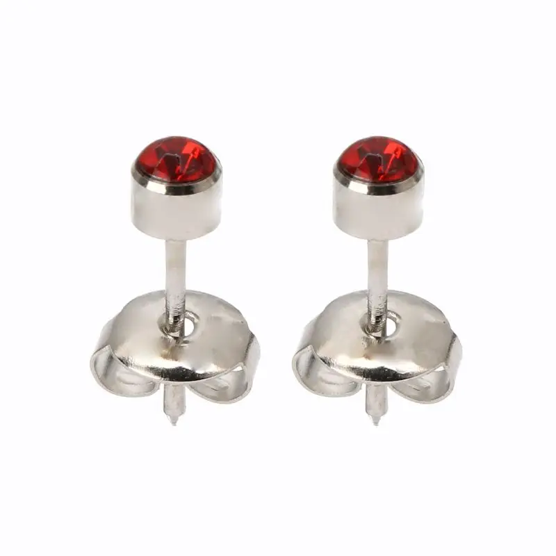 Гипоаллергенные серьги-гвоздики для Пирсинга Ушей из нержавеющей стали с