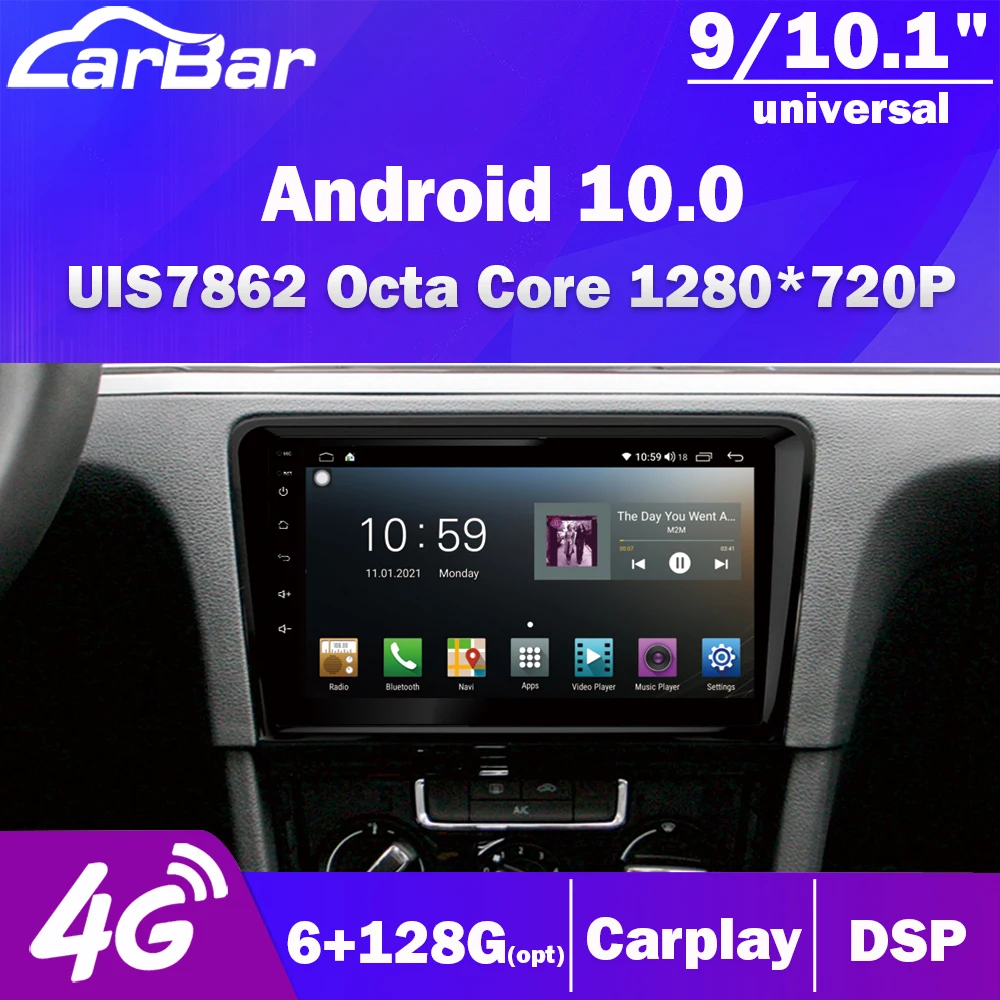 

9" 10.1" 2 Din Universal Android 10.0 Car DVD GPS Radio Stereo Player Headunit For Hundai Kia Toyota Mazda Suzuki Nissan Carplay
