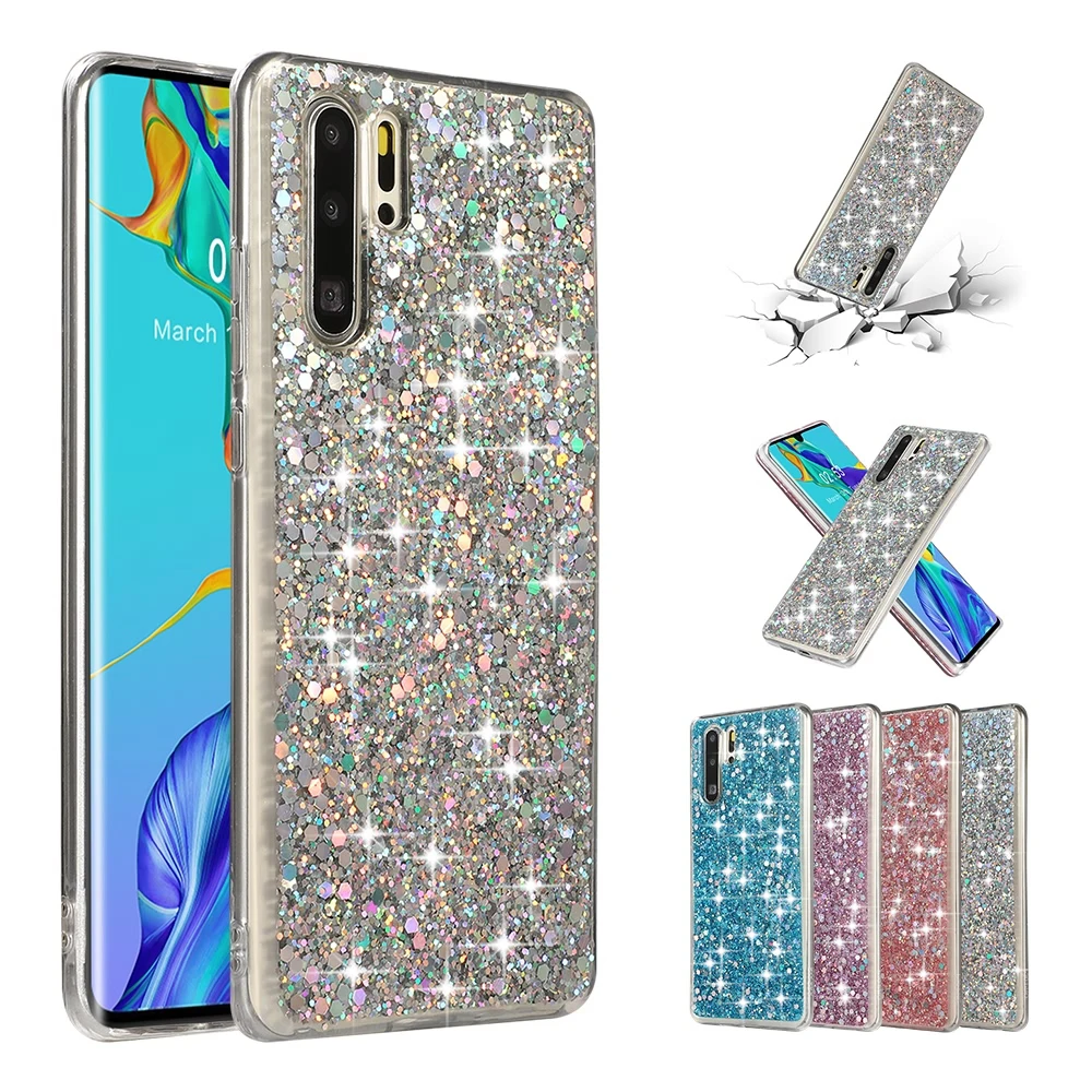 LLZ. Чехол для телефона с бриллиантами Huawei Mate 20 P20 P30 P8 P9 Lite Pro P10 Plus Блестящий