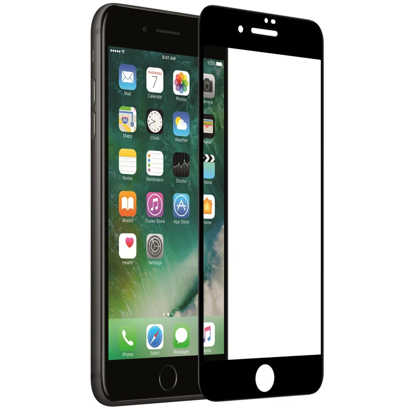 Полноэкранная Защитная пленка NILLKIN XD CP + MAX для iphone se 2020 7 8 plus закаленное стекло