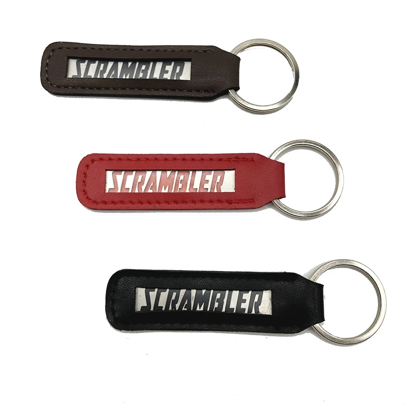 

For BMW R NINE T SCRAMBLER scrambler Key Holder Leather Keychain Fashion Metal Keychain Motorcycle Key Chain Key Ring Keyring