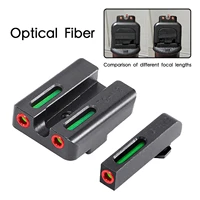 optic sight stainless steel accurate fiber sight red green front rear fiber optic sight hunting accessories