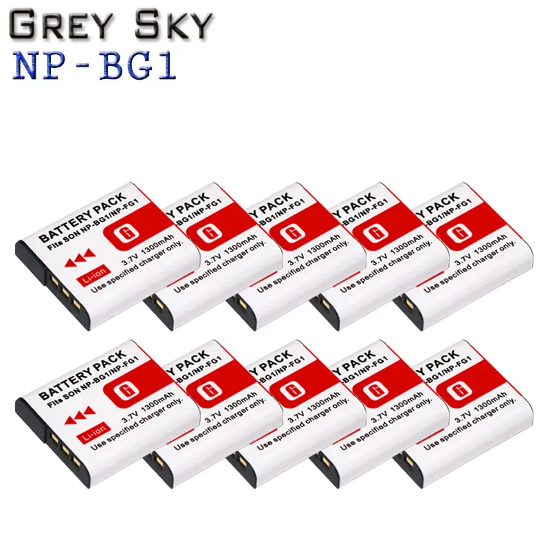 BG1 батареи для Sony Np Bg1 Батарея 1300 мА/ч NP SONY детали Cyber Shot DSC H3 H7 H9 H10 H20 H50 H55|Цифровые