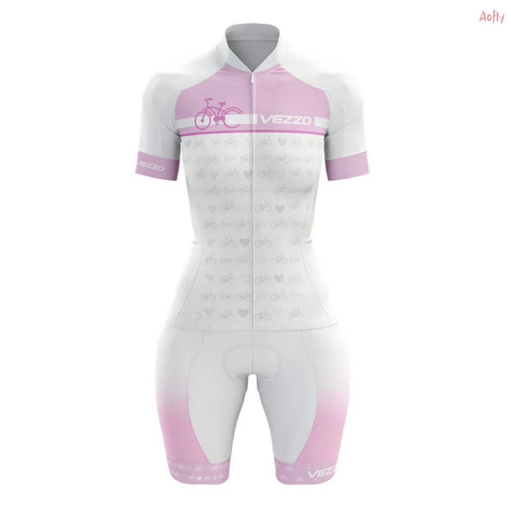 Одежда для велоспорта VEZZO белая женская одежда профессиональный сексуальный