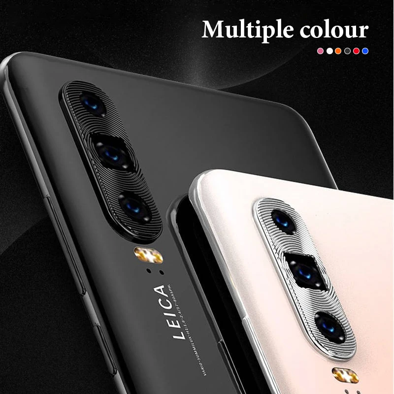 Цветная камера крышка объектива для huawei P30 P 30 кольцо покрытие алюминия для huawei P30 Lite P30 Pro камера защитное кольцо защита
