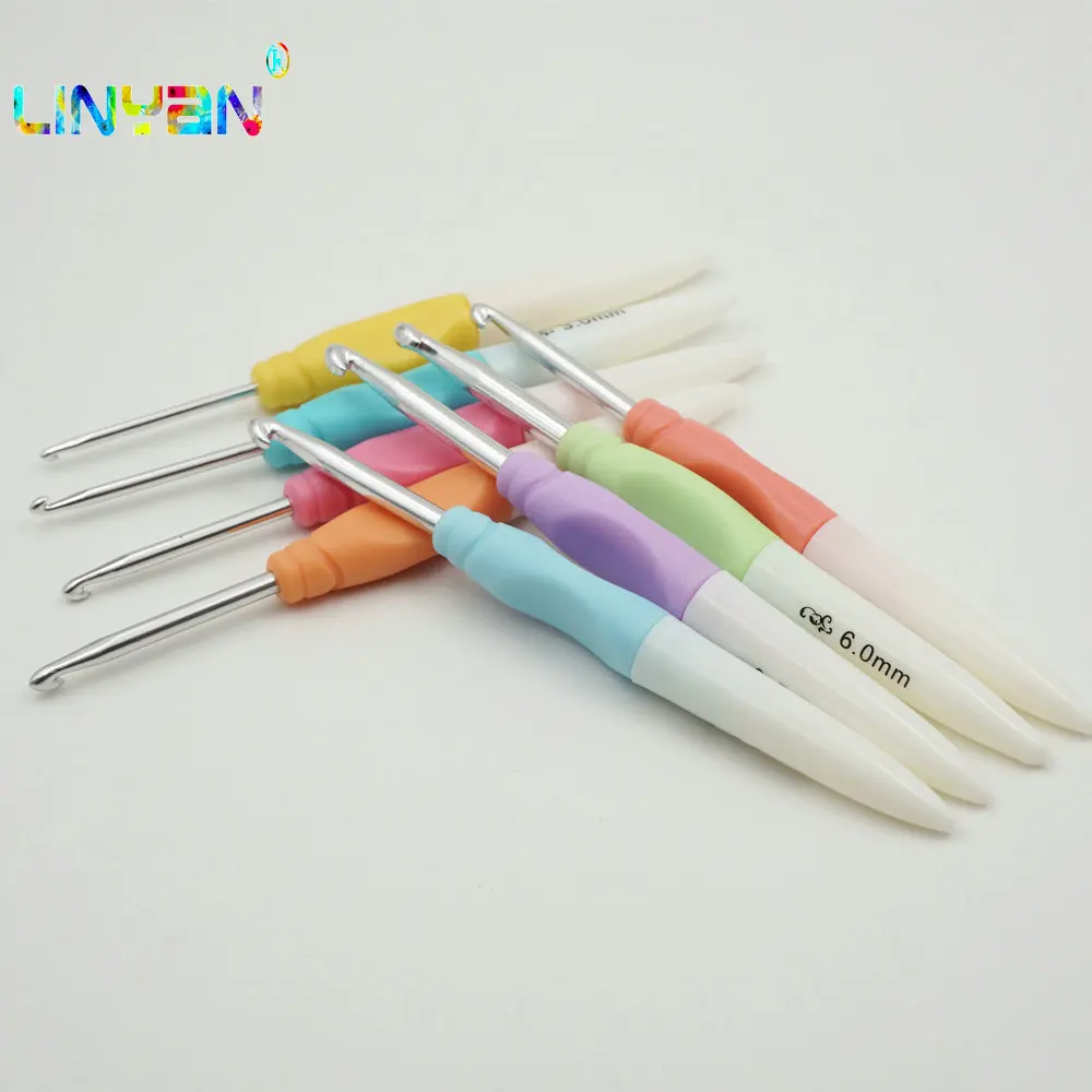8 шт. ручные инструменты рукоделие ткачество съемные ручки бородатая игла