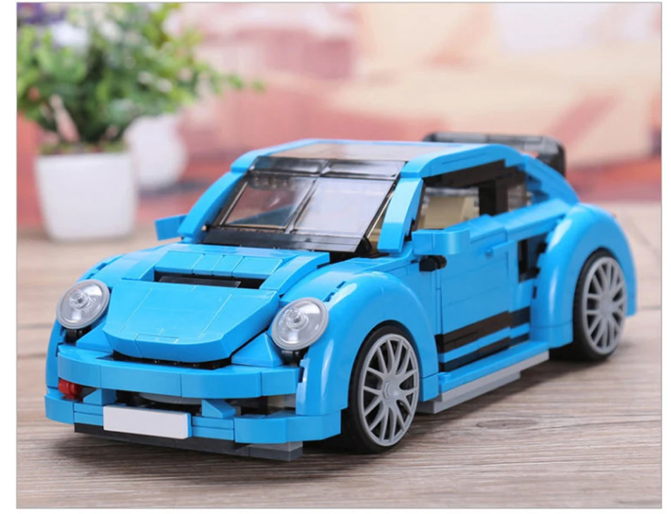 944 шт. DIY пчелы автомобильный строительный блок 3D городской грузовик творческий