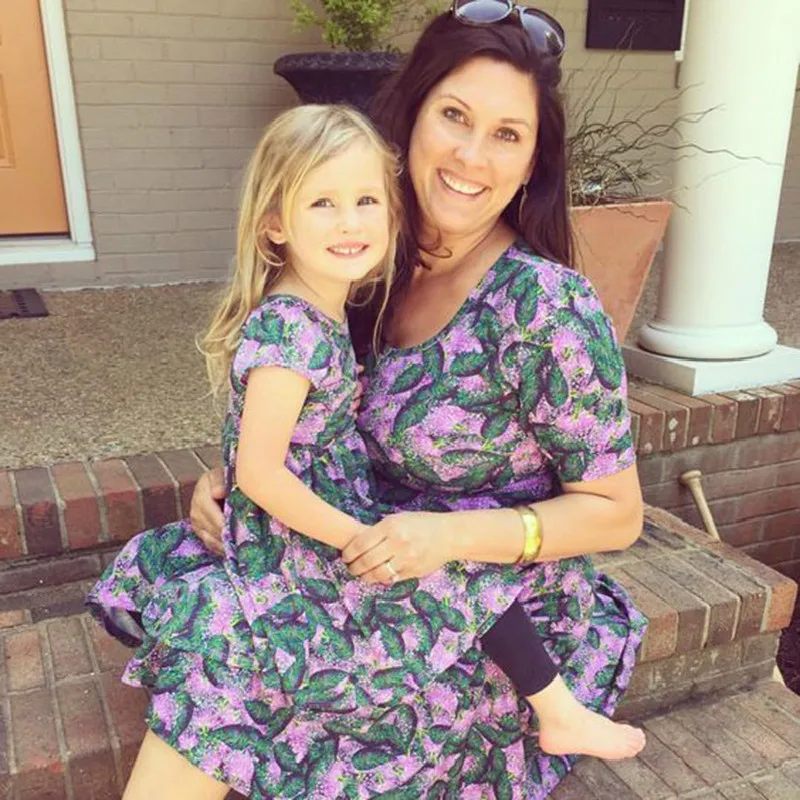 2020 летнее платье для мамы и дочки полосатые платья детская одежда с короткими