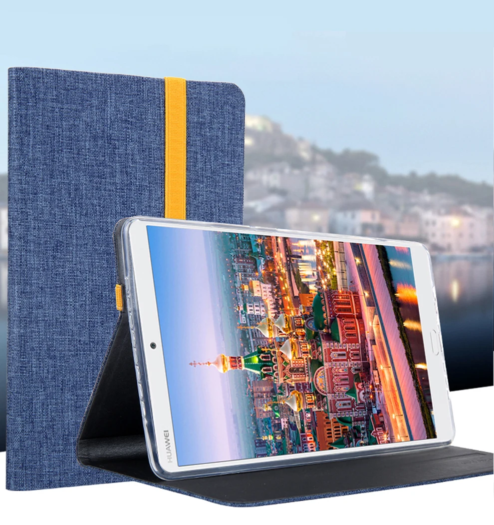 Функцией автоматической блокировки и разблокировки планшет чехол для Huawei MediaPad M6