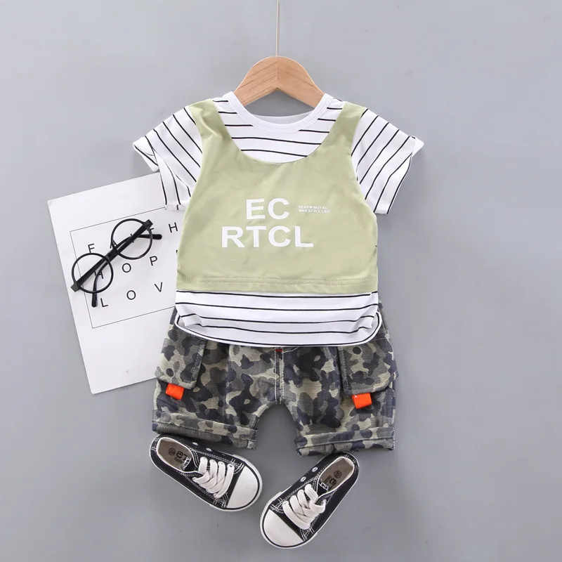 Детский спортивный костюм футболка шорты 2 шт./компл. | Детская одежда и обувь