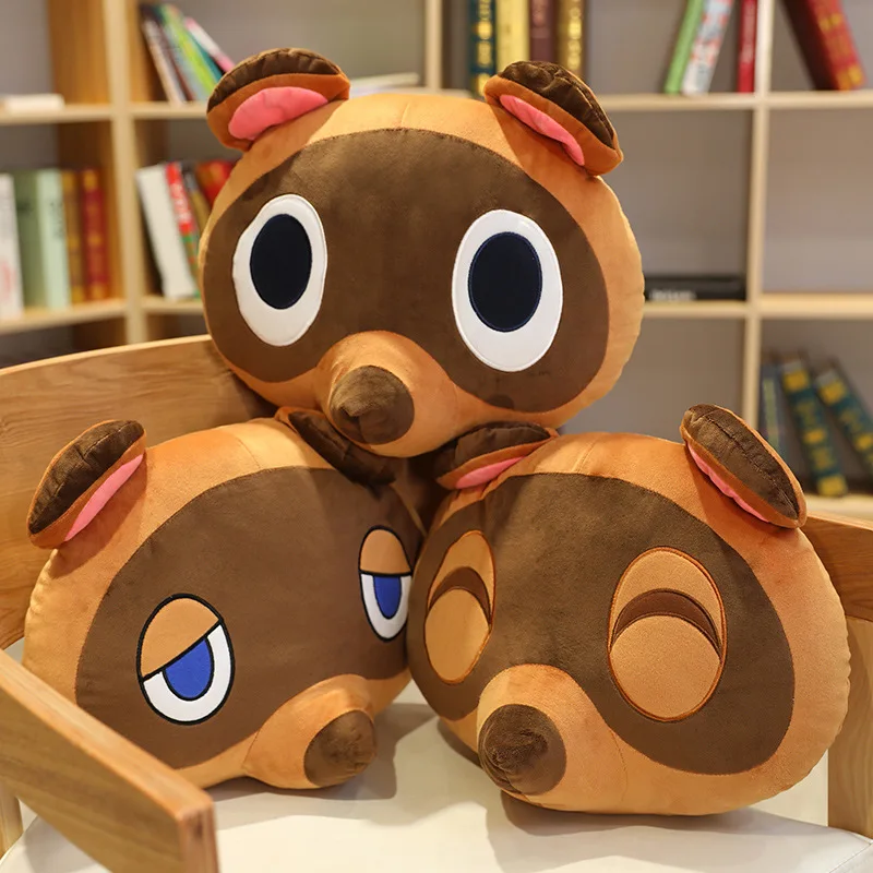 

Game Animal Crossing Plush Toys Pillow Kawaii Cartoon Figure Tom Nook Plush Doll Cosplay Soft Raccoon Toy For Kids Birthday Gift