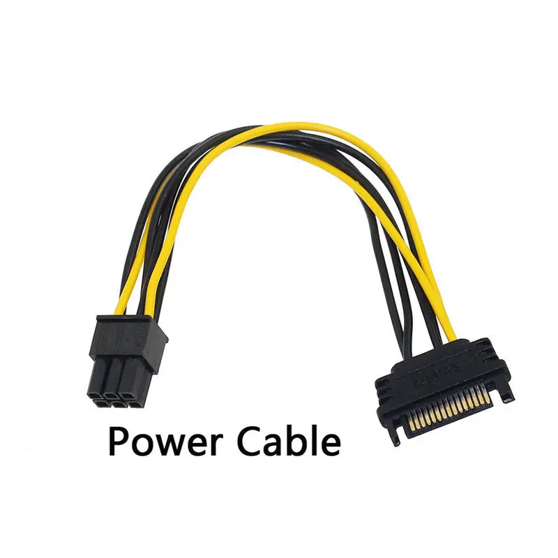 Pci-E Riser Pci E Express 1X To 16X Card Usb 3 0 Sata 6Pin кабель питания для Btc Bitcoin Mining Antminer Miner |