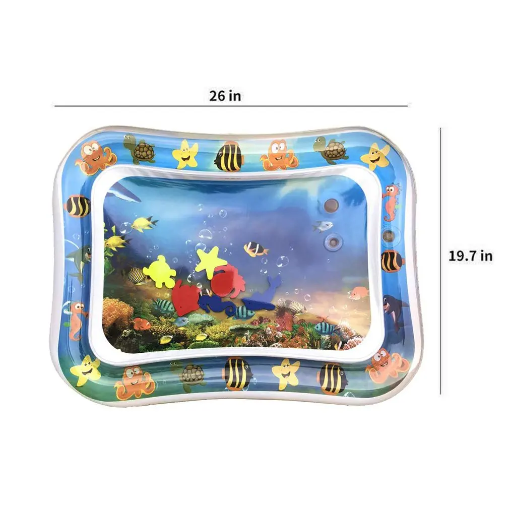 

Baby Water Mat Inflatable Tummy Time Playmat Leakproof Pat Perfect Fun Time Play Activity Center For Babies Infants