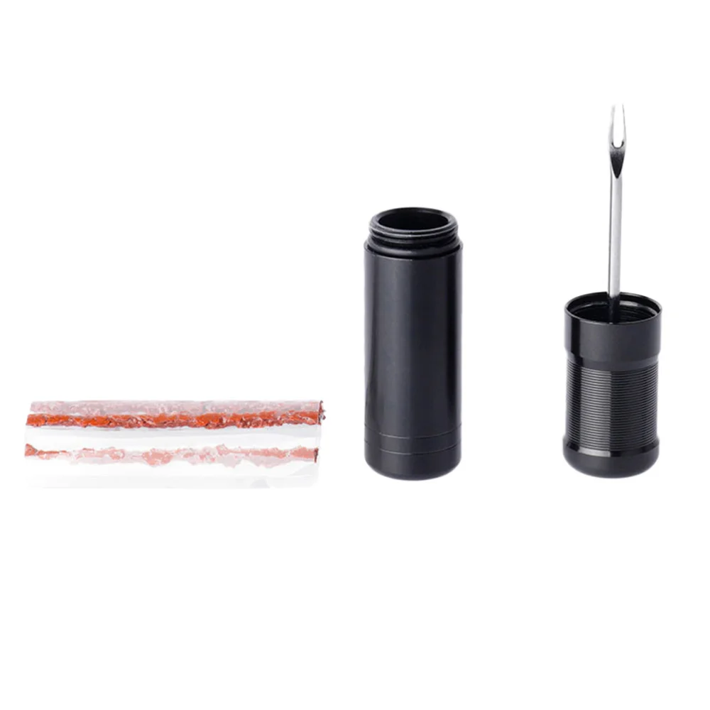 

Tire Repair Tool Fork Drill Vacuum Tire Repair Special Portable Emergency Tire Rubber Strip Tools (Black)