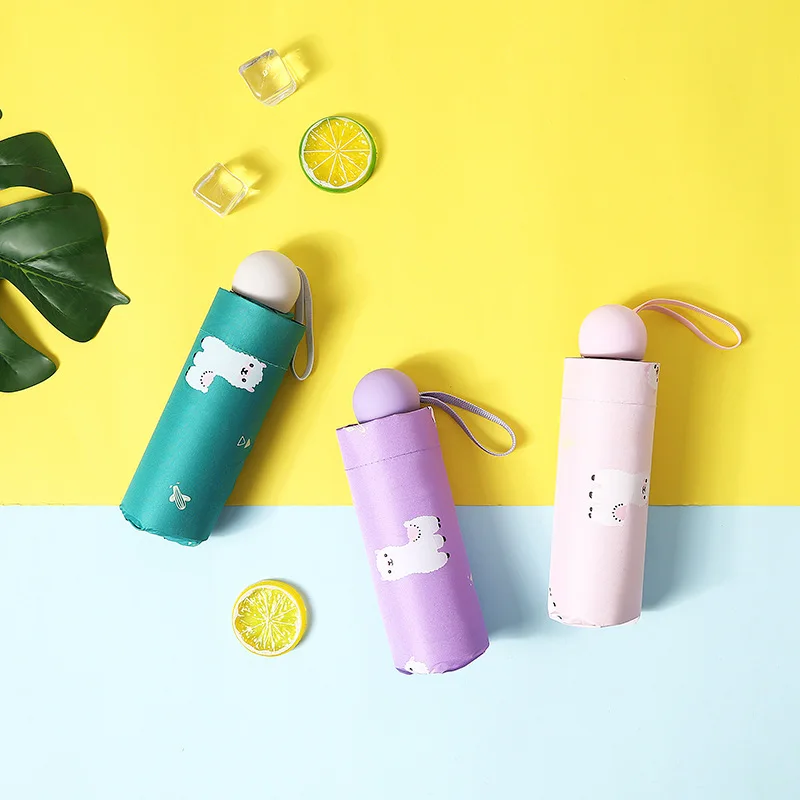 

Kids Cartoon Alpaca Automatic Umbrella Women Folding UV Rain Umbrella Anime Rain Umbrella Chlidren Gift