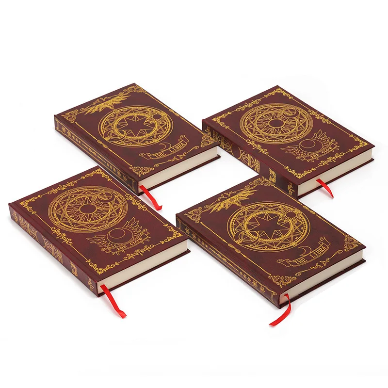 Cardcaptor Card Captor Sakura Cosplay Cute Cartoon Clow Libra Pattern Star Agenda Notebook Pocket Travel Journal Diary Book Gift |