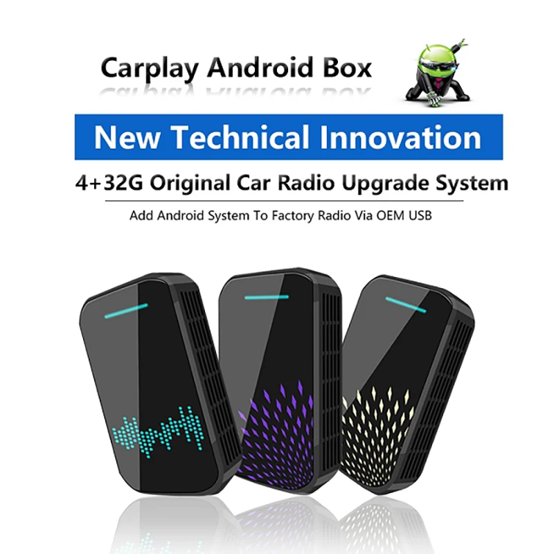 Беспроводной Автомобильный плеер Carplay 4 + 32 ГБ Android | Автомобили и мотоциклы