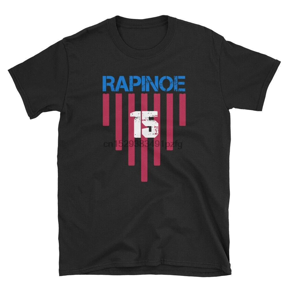 Футболка Rapinoe 15 Megan для фанатов США женские чемпионы футбольной команды 2019 -