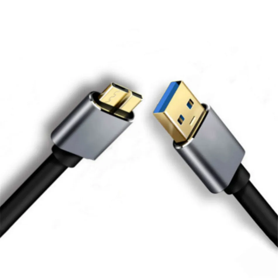 0 4 m USB 3 к Micro B Мужской кабель для передачи данных адаптера внешней вспышки SSD HDD