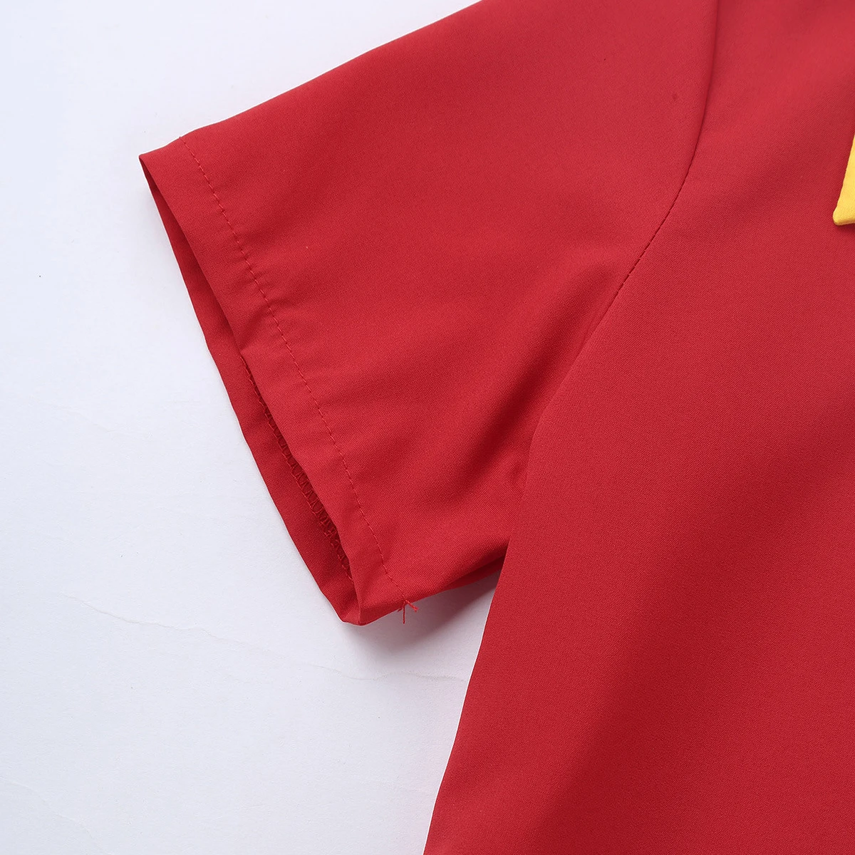 Детская футболка для косплея мальчиков короткий рукав отворот кнопки застежка