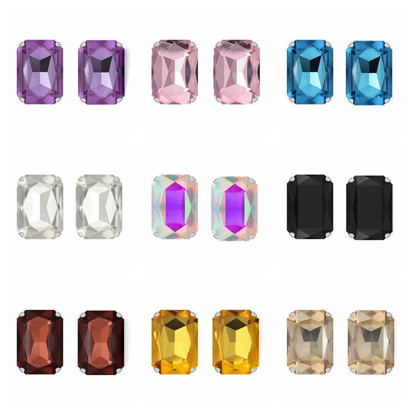 AB золотые стразы s для рукоделия не горячей фиксации одежды Flatback Стразы с