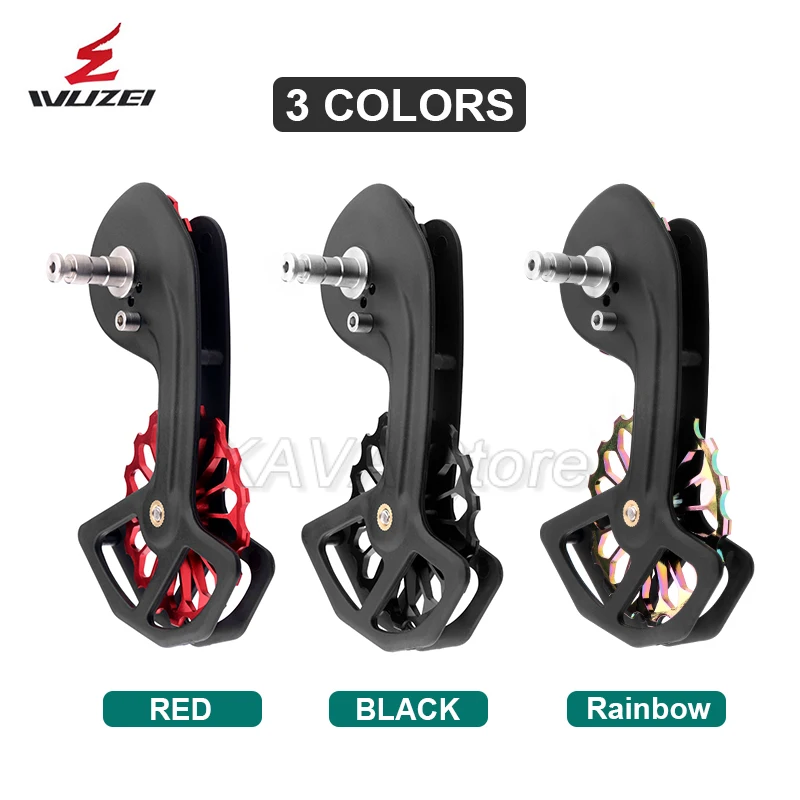 

WUZEI задний переключатель для Shimano R7000 R8000 R8050 R8070 R9170 R9150 R9100 дорожный велосипед керамический шкив запчасти для велосипеда