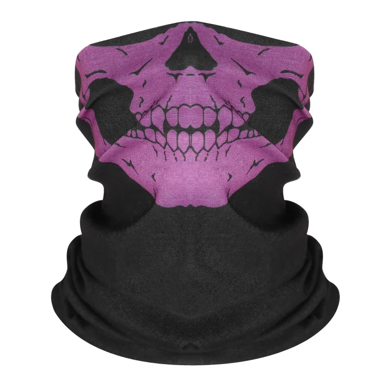 Halloween Outdoor Skull Seamless Balaclava Cycling Magic Scarf Men Sun Protection Bandana Neck Gaiters Riding Camping | Спорт и