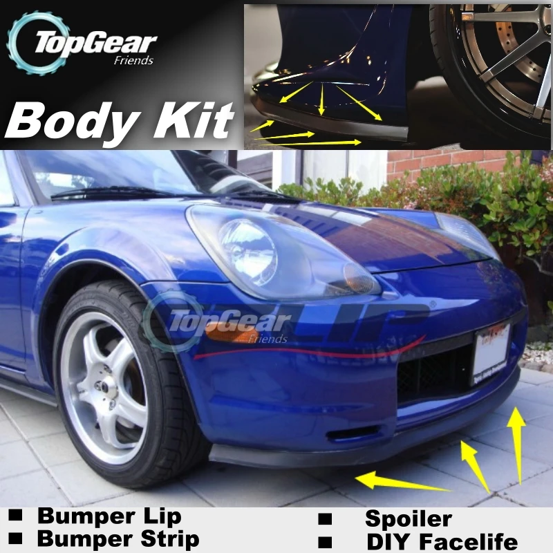 Для TOYOTA MR2 1984 ~ 2007 передний бампер губа/спойлер для TopGear друзья Тюнинг