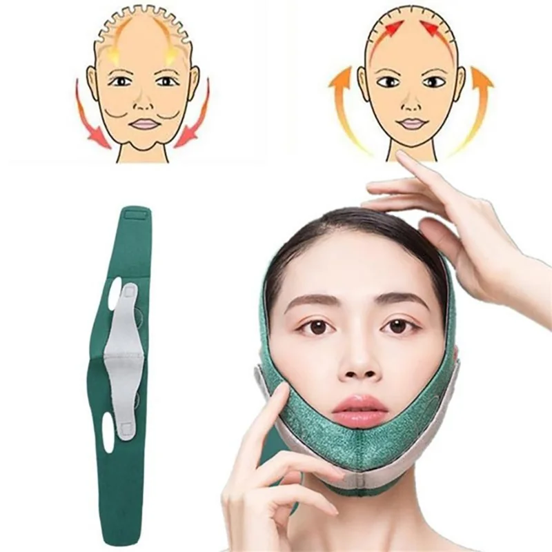 Face slimming Strap Cheek lift Chin Slim Neck thin Facial Slimming Belt Physical Sculp Bandage V Shaper Lifting Tool | Красота и